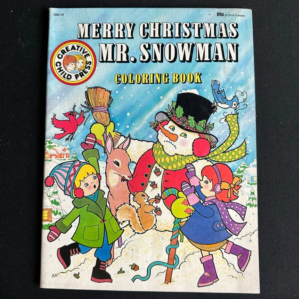 Creative Child Press Christmas Coloring Books Vintage